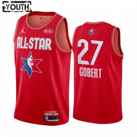 Camiseta Niños Utah Jazz Rudy Gobert 27 2020 All-Star Jordan Brand Rojo Swingman